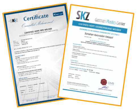 DVS AND DVGW Certificate