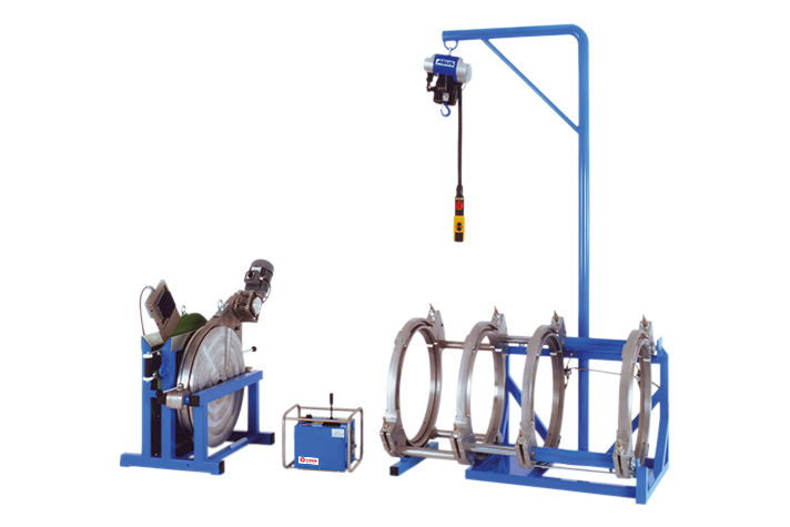 Plastic Welding machine building site to od 630 mm 1t 01